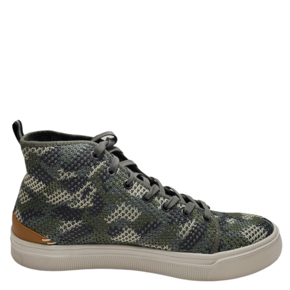 Toms Mens Travel Lite High Top Sneakers Dusty Olive Flecktarn Camo Gree… - Picture 4 of 6